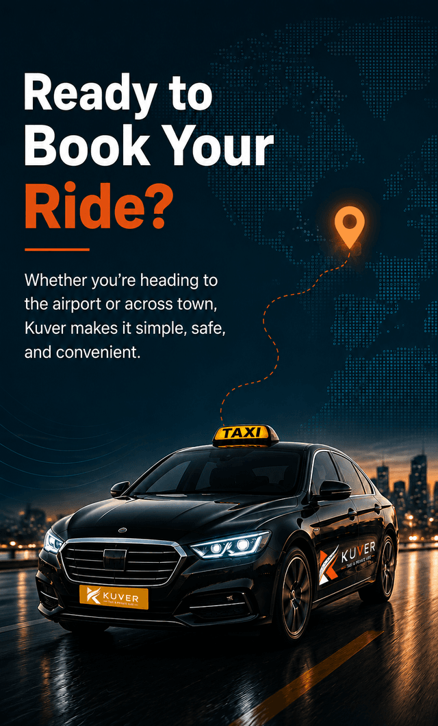 Book a Kuver private hire ride